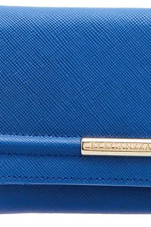 Синий кошелек из сафьяновой кожи Eleganzza 222180507 купить с доставкой