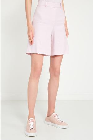 Льняные шорты розового цвета Rudy Amina Rubinacci 215877702