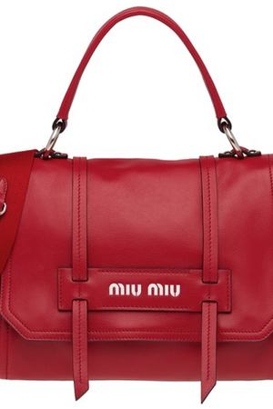 Красная сумка с плечевым ремнем Grace Luxe Miu Miu 37582277