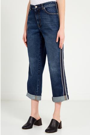 Укороченные джинсы с отворотами Alexander McQueen 38482155