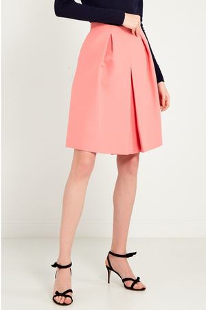 Розовая юбка со складками Fendi 163282027
