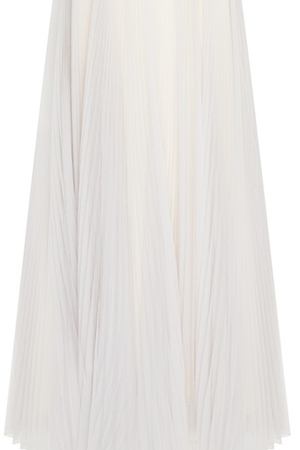 Серое платье с плиссировкой Prada 4082669
