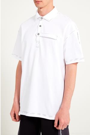 Белая рубашка-поло из хлопка 51Percent 212482579 купить с доставкой