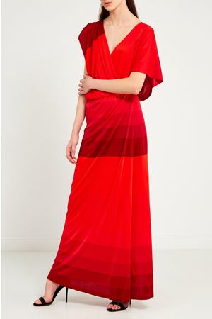 Красное платье с запахом Chapurin 77882616