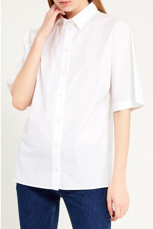 Белая рубашка из хлопка Dolce & Gabbana 59981872