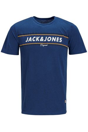 Футболка с круглым вырезом, короткими рукавами и рисунком спереди Jack&Jones 34187 купить с доставкой