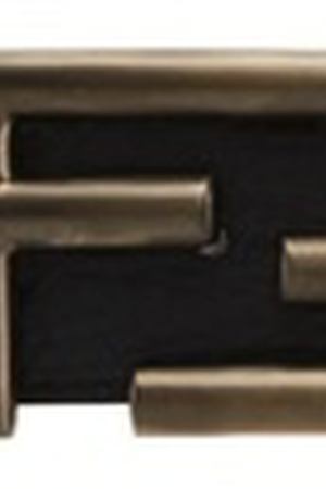 Черный ремень из кожи Fendi 163283590