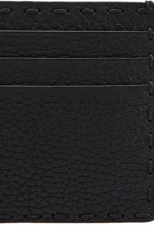 Черный кожаный футляр для карт Fendi 163283608