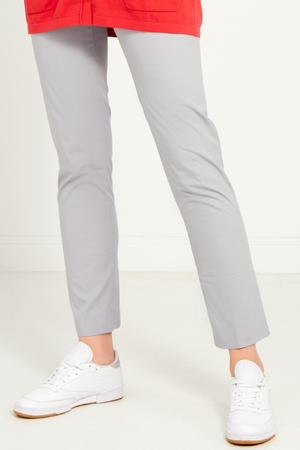 Серые хлопковые брюки Amina Rubinacci 215883403 вариант 2 купить с доставкой