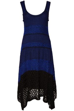 Синее вязаное платье Proenza Schouler 18283842