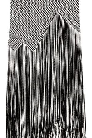 Черно-белое платье с бахромой Proenza Schouler 18283838 вариант 2