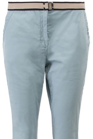Голубые брюки из хлопка Dorothee Schumacher 151284318 купить с доставкой