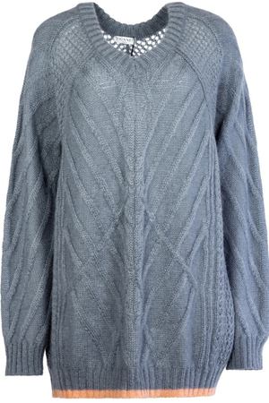 Серый пуловер из мохера VIONNET 5884697