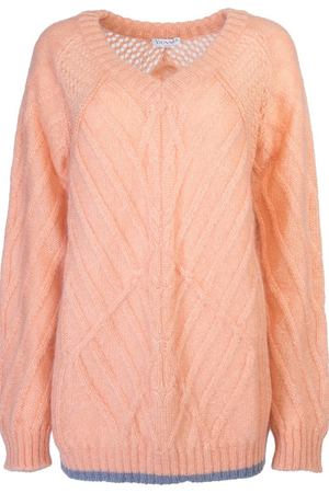 Пуловер из светло-оранжевого мохера VIONNET 5884912