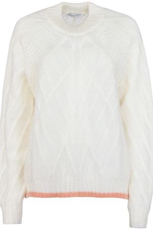 Белый пуловер из мохера VIONNET 5884971