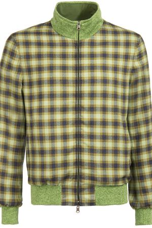 Клетчатая куртка Enrico Mandelli Enrico Mandelli 3303/636-зел 2-х стор купить с доставкой