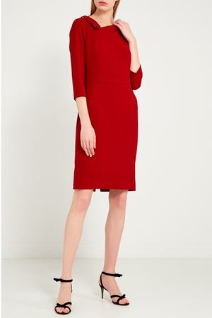 Красное платье с асимметричным вырезом Moskada 258385148 купить с доставкой