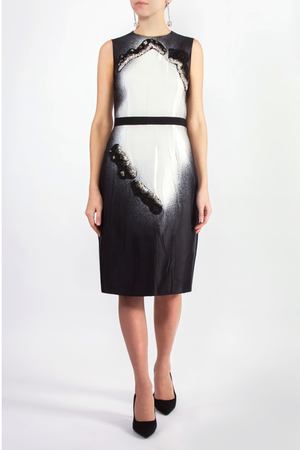 Платье с вышивкой бисером Prada 4085187 купить с доставкой