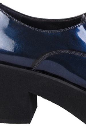 Туфли из синей лакированной кожи Fratelli Rossetti 47185190