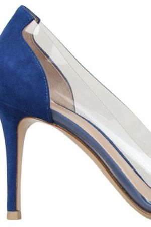 Синие замшевые туфли Gianvito Rossi 79785752 купить с доставкой