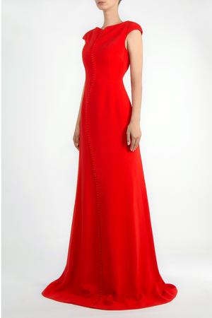 Красное платье-макси Antonio Berardi 485965