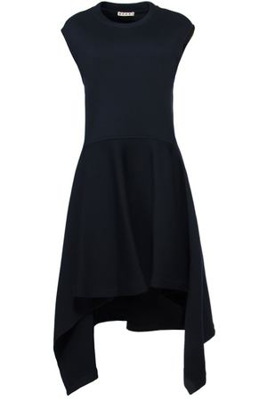 Трикотажное темно-синее платье Marni 29486387 купить с доставкой