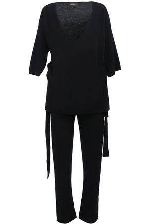 Черный брючный костюм Les Copains 194686491