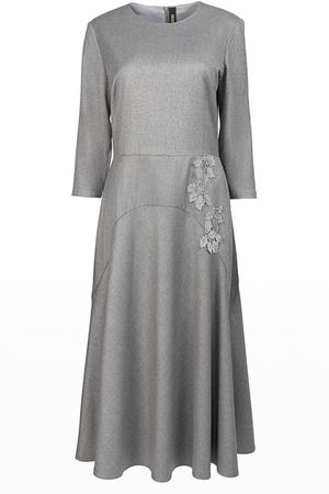 Повседневное платье POUSTOVIT Poustovit 5350/50 Серый/люрекс
