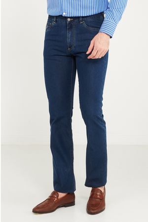 Темно-синие джинсы Canali 179386852 купить с доставкой