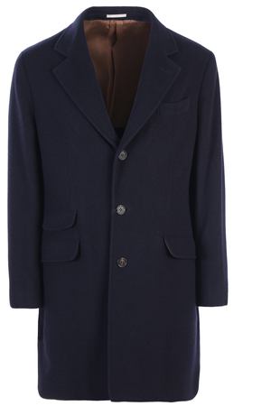 Классическое пальто Brunello Cucinelli MT4979039 C210 Синий купить с доставкой