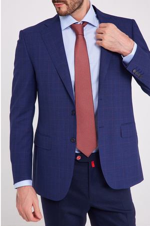 Шелковый галстук с мелким узором Kiton 167187187 купить с доставкой