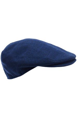 Синяя шерстяная кепка Kiton 167187197