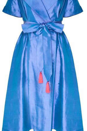 Голубое платье с отложным воротником The Dress 257187096 вариант 2