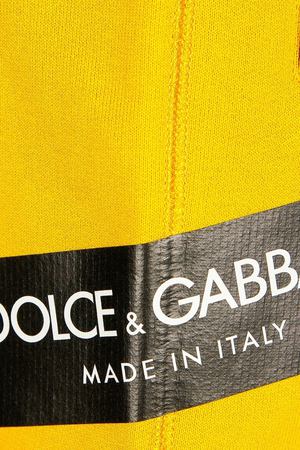 Желтые шорты из трикотажа Dolce & Gabbana Kids 120787393 купить с доставкой