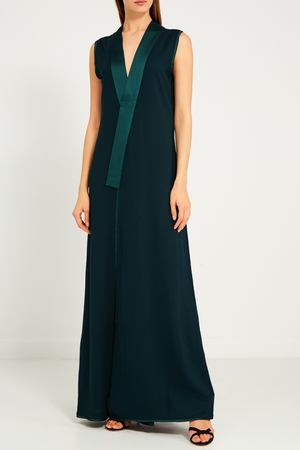 Зеленое платье-макси P.A.R.O.S.H. 39387479 вариант 2 купить с доставкой