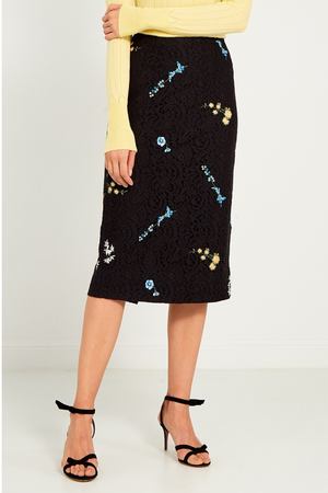 Кружевная юбка с цветочным узором №21 3587542