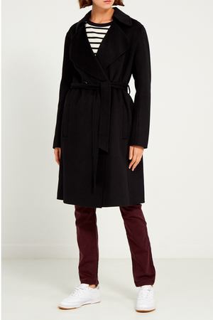 Черное шерстяное пальто Gerard Darel 239287623 купить с доставкой