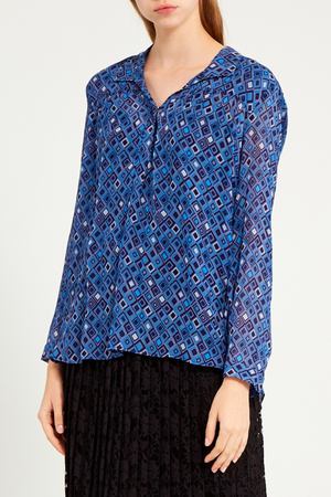 Синяя блузка с геометрическим принтом Gerard Darel 239287764 купить с доставкой