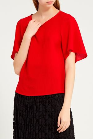 Красная блузка с воланами на рукавах Pablo de Gerard Darel 262187619 купить с доставкой