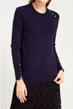 Темно-синий джемпер с пуговицами Gerard Darel 239287873 вариант 3