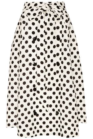 Льняная юбка в горошек Lisa Marie Fernandez  15988201 купить с доставкой