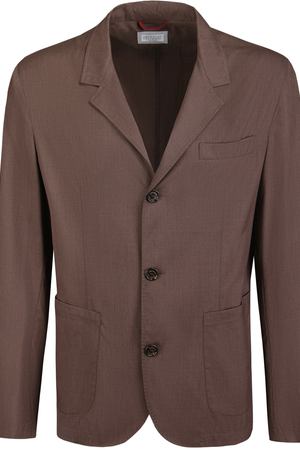Однотонный пиджак BRUNELLO CUCINELLI Brunello Cucinelli MH4116132 купить с доставкой