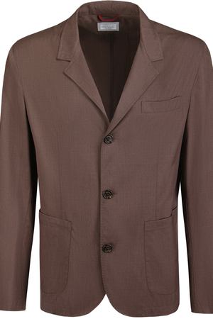 Однотонный пиджак BRUNELLO CUCINELLI Brunello Cucinelli MH4116132