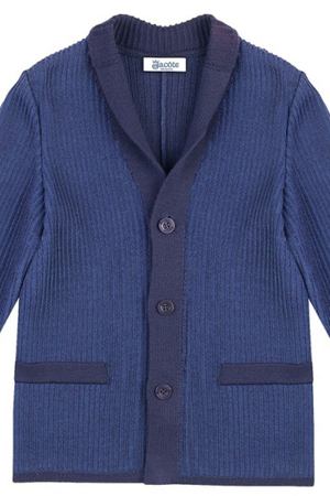 Синий пиджак из текстурированного джерси Jacote 261888466