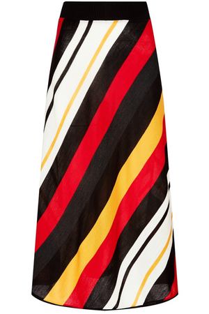 Длинная юбка с контрастным узором MSGM 29688143 вариант 2