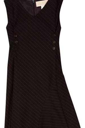 Черное платье в полоску Ruban 263088689 вариант 3