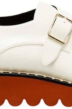 Белые ботинки с декоративной подошвой Stella McCartney 19390117
