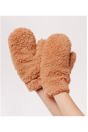 Варежки Buttermilk Garments Artifitial Fur Mittens camel вариант 3 купить с доставкой