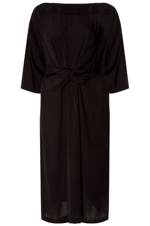 Черное платье с поясом Lisa Isabel Marant Etoile 95890032