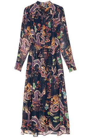 Шелковое платье с люрексом Dalika Isabel Marant 14090072 купить с доставкой